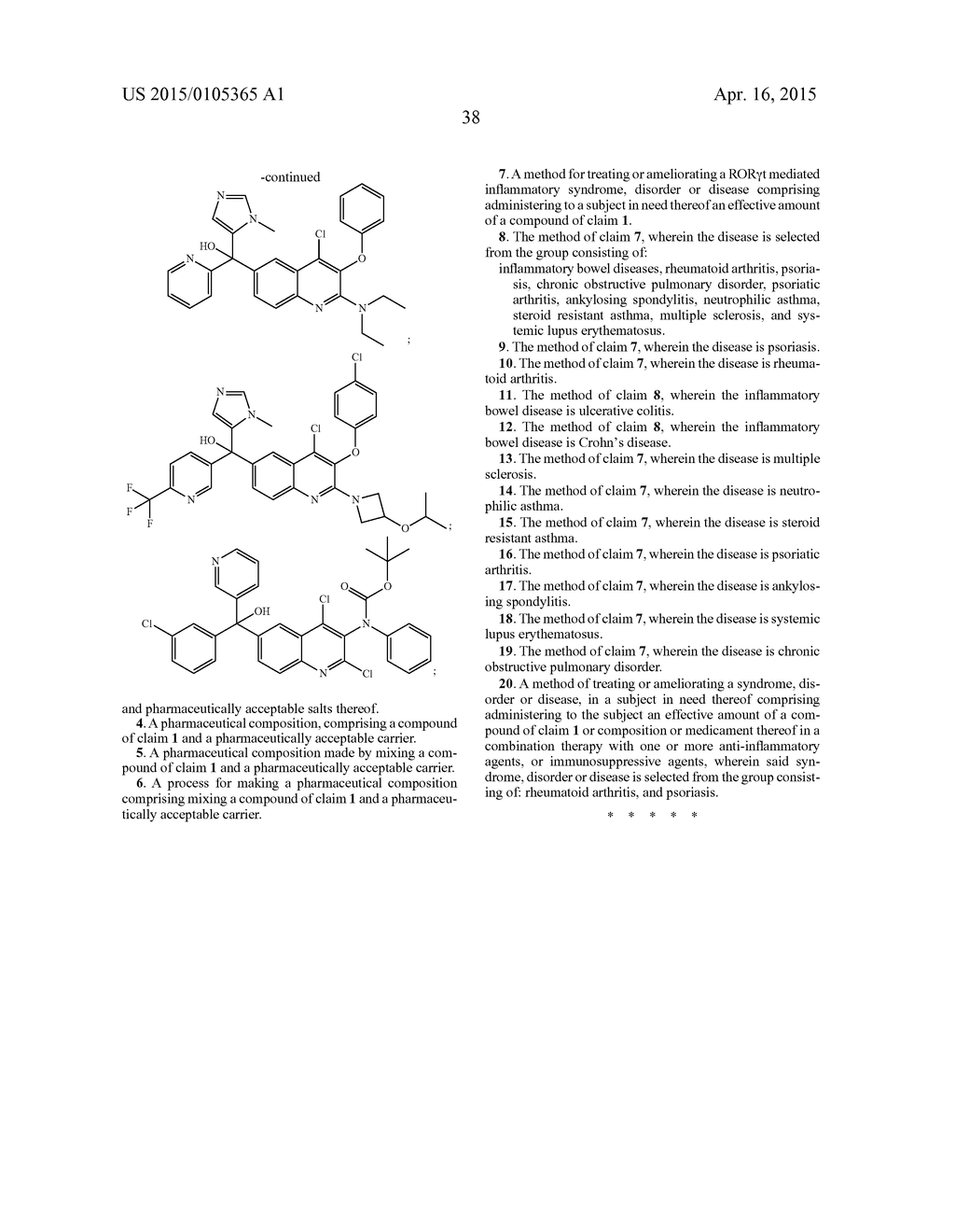 HETEROARYL LINKED QUINOLINYL MODULATORS OF RORgammat - diagram, schematic, and image 39