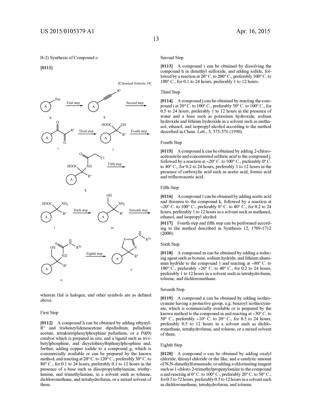 SULFUR-CONTAINING HETEROCYCLIC DERIVATIVE HAVING BETA SECRETASE INHIBITORY     ACTIVITY - diagram, schematic, and image 14