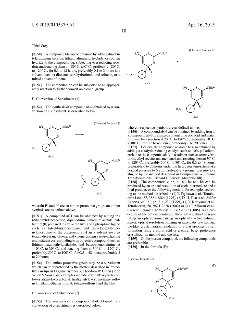 SULFUR-CONTAINING HETEROCYCLIC DERIVATIVE HAVING BETA SECRETASE INHIBITORY     ACTIVITY - diagram, schematic, and image 19