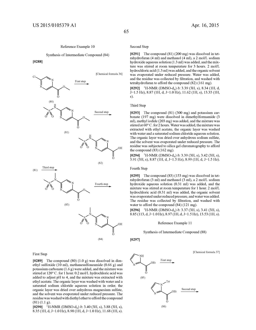 SULFUR-CONTAINING HETEROCYCLIC DERIVATIVE HAVING BETA SECRETASE INHIBITORY     ACTIVITY - diagram, schematic, and image 66