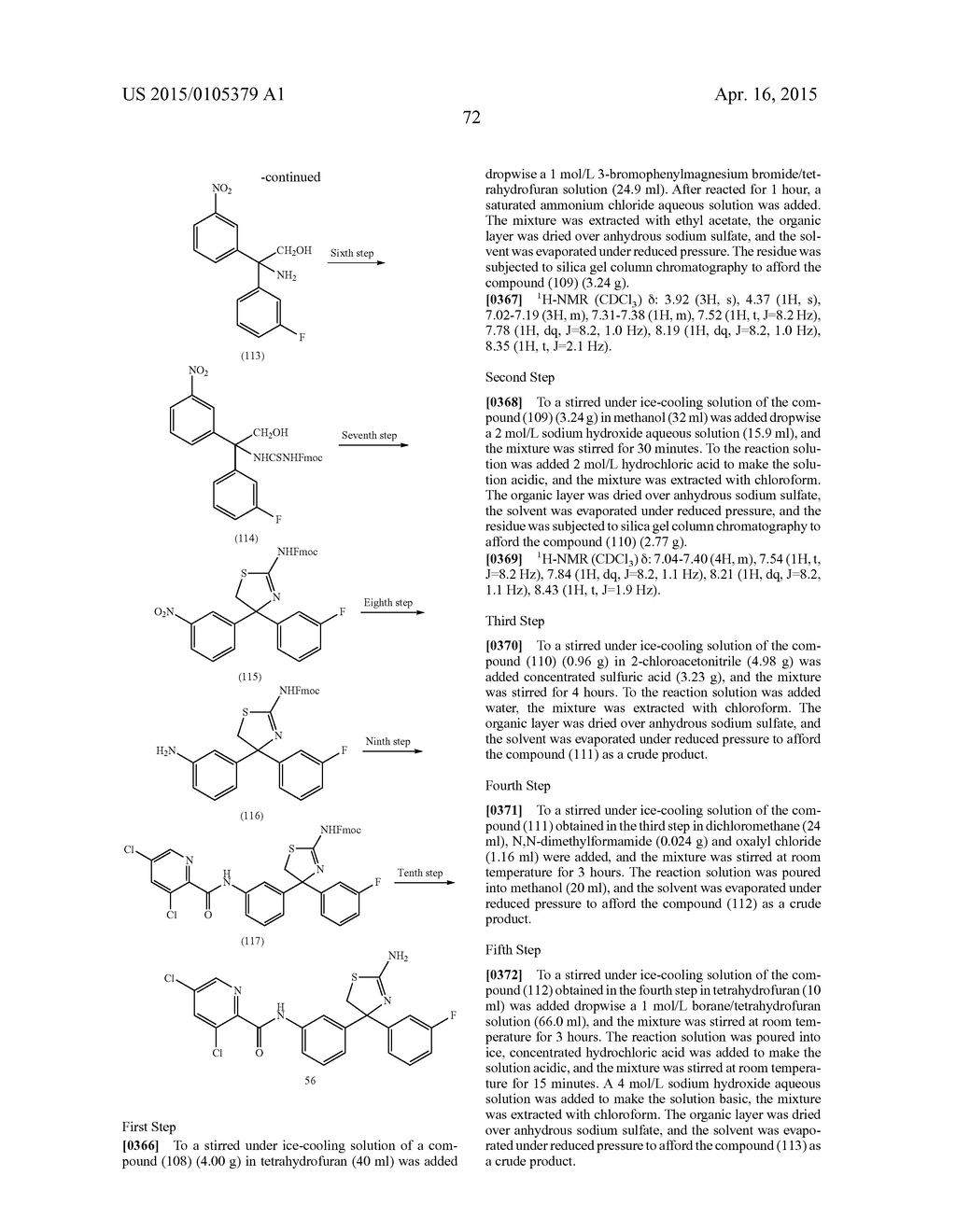 SULFUR-CONTAINING HETEROCYCLIC DERIVATIVE HAVING BETA SECRETASE INHIBITORY     ACTIVITY - diagram, schematic, and image 73