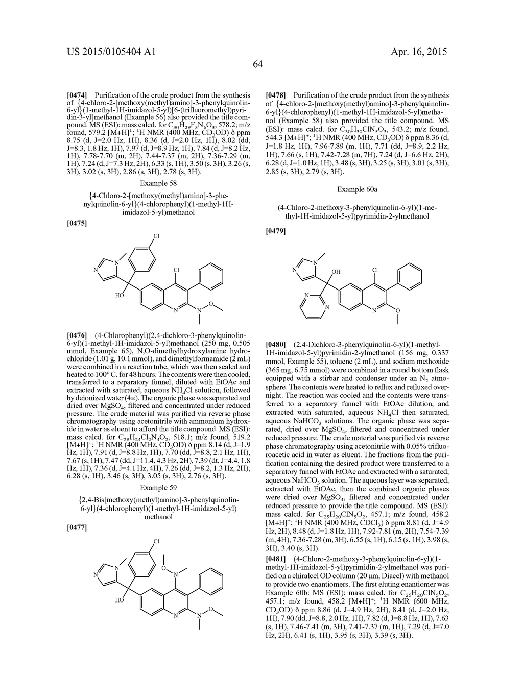 PHENYL LINKED QUINOLINYL MODULATORS OF RORyt - diagram, schematic, and image 65