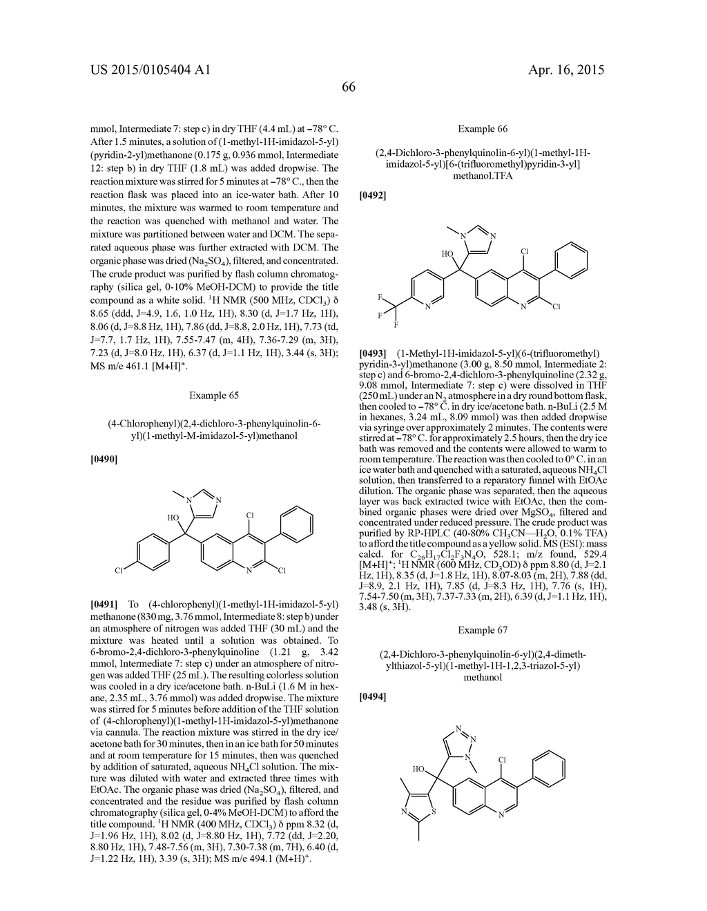 PHENYL LINKED QUINOLINYL MODULATORS OF RORyt - diagram, schematic, and image 67