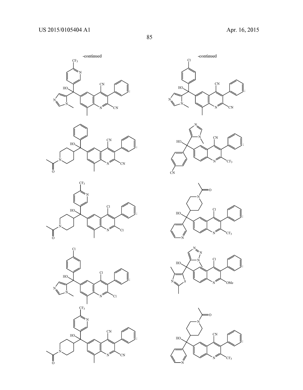 PHENYL LINKED QUINOLINYL MODULATORS OF RORyt - diagram, schematic, and image 86