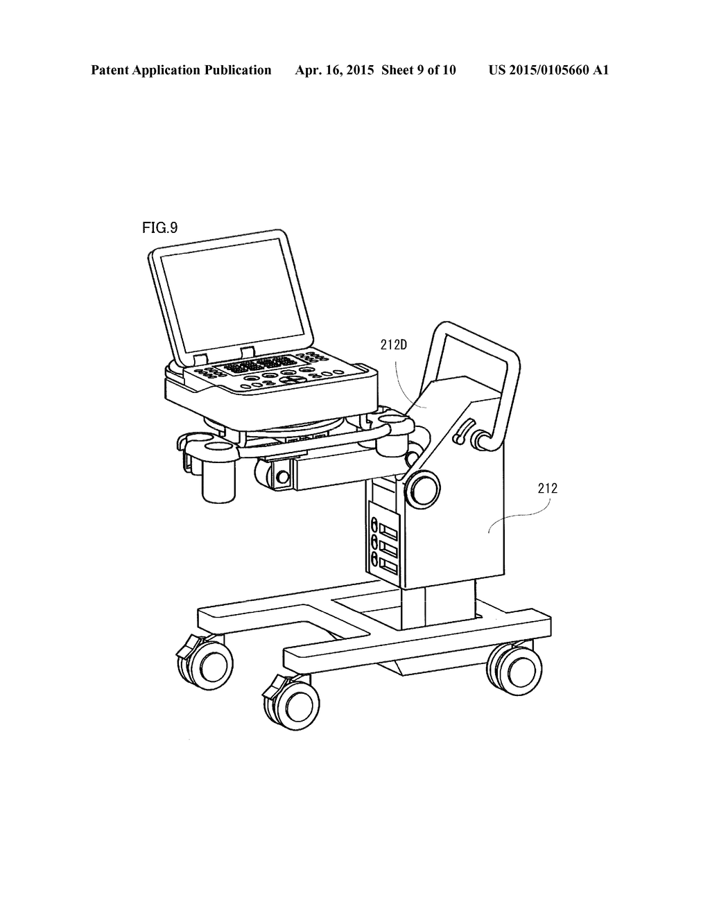 CARRIAGE FOR ULTRASONIC DIAGNOSIS DEVICE - diagram, schematic, and image 10