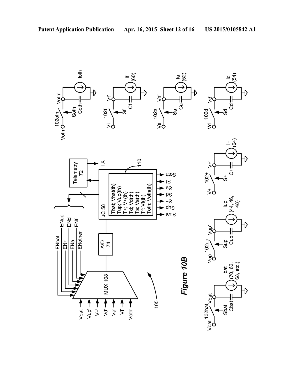 Power Supply Disconnect Current Measurement for an Implantable Medical     Device - diagram, schematic, and image 13