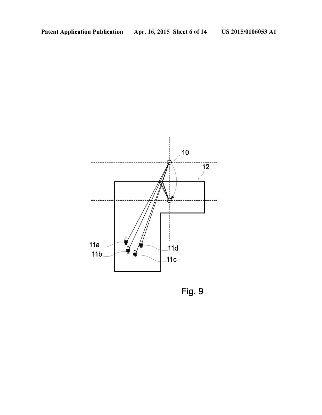 METHOD AND A SYSTEM FOR DETERMINING THE LOCATION OF AN OBJECT - diagram, schematic, and image 07