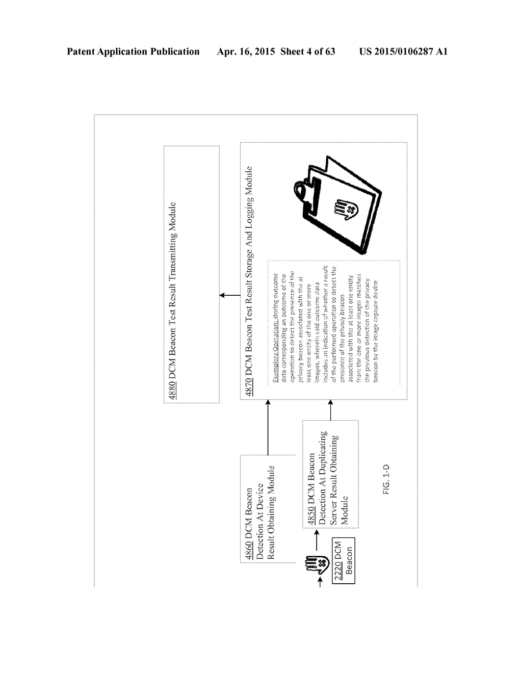 DEVICES, METHODS, AND SYSTEMS FOR MANAGING REPRESENTATIONS OF ENTITIES     THROUGH USE OF PRIVACY BEACONS - diagram, schematic, and image 05