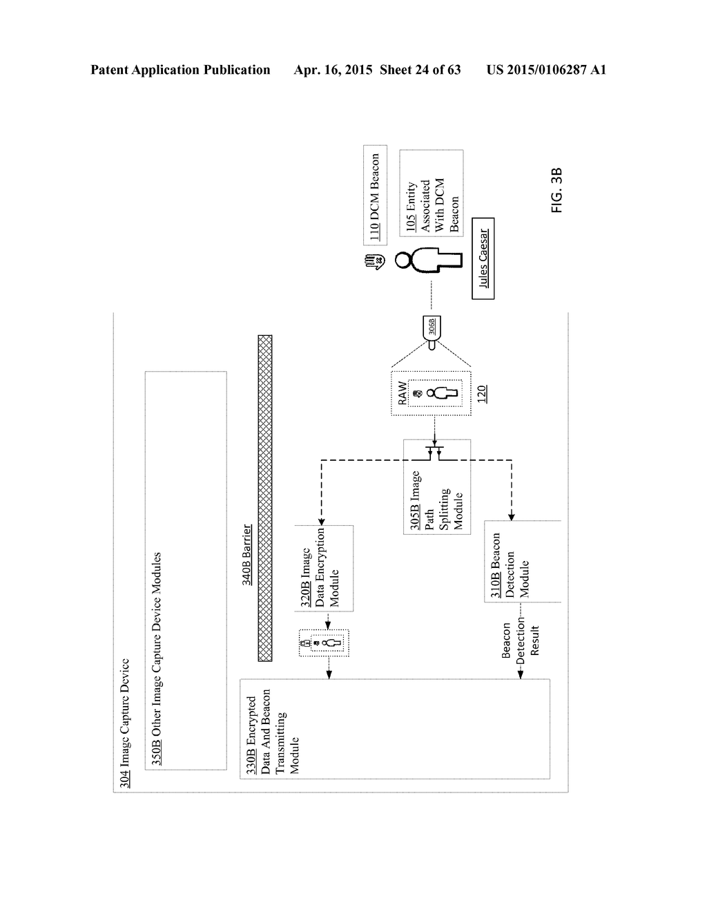 DEVICES, METHODS, AND SYSTEMS FOR MANAGING REPRESENTATIONS OF ENTITIES     THROUGH USE OF PRIVACY BEACONS - diagram, schematic, and image 25