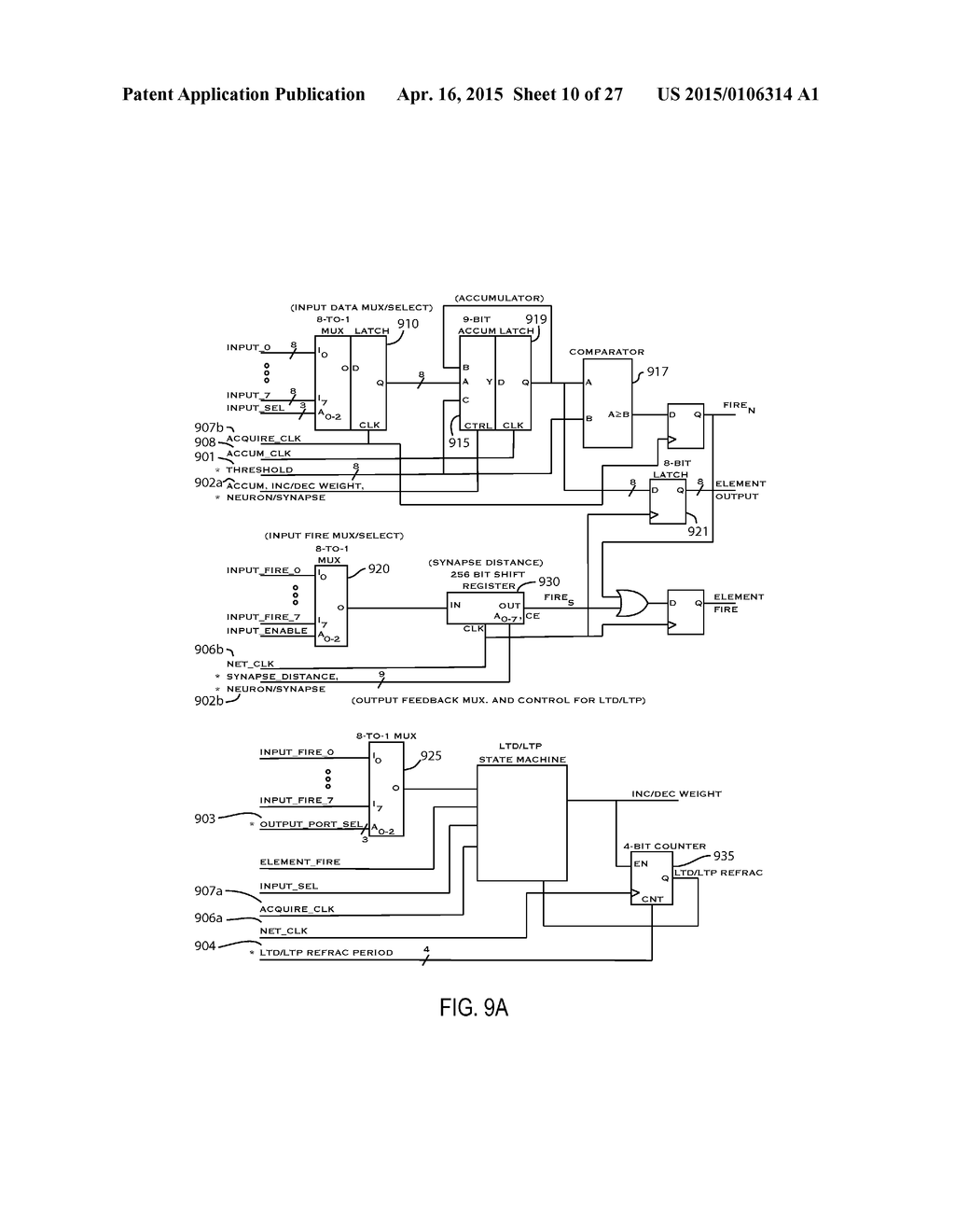 METHOD AND APPARATUS FOR CONSTRUCTING A DYNAMIC ADAPTIVE NEURAL NETWORK     ARRAY (DANNA) - diagram, schematic, and image 11