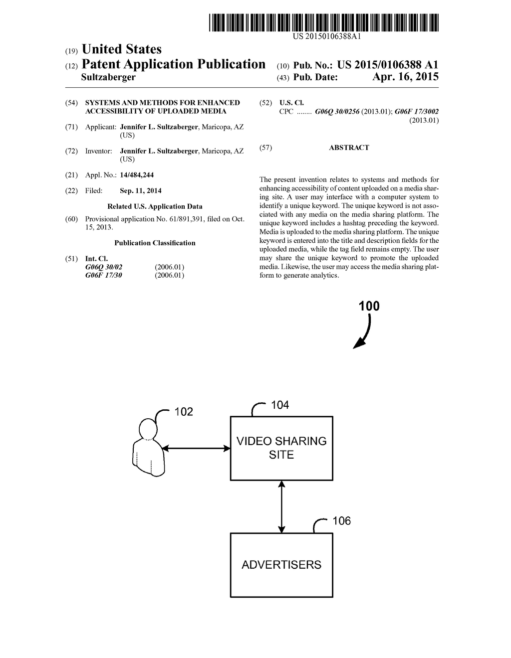 SYSTEMS AND METHODS FOR ENHANCED ACCESSIBILITY OF UPLOADED MEDIA - diagram, schematic, and image 01