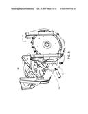 DEBRIS VENT FOR A SAW BLADE HOUSING diagram and image