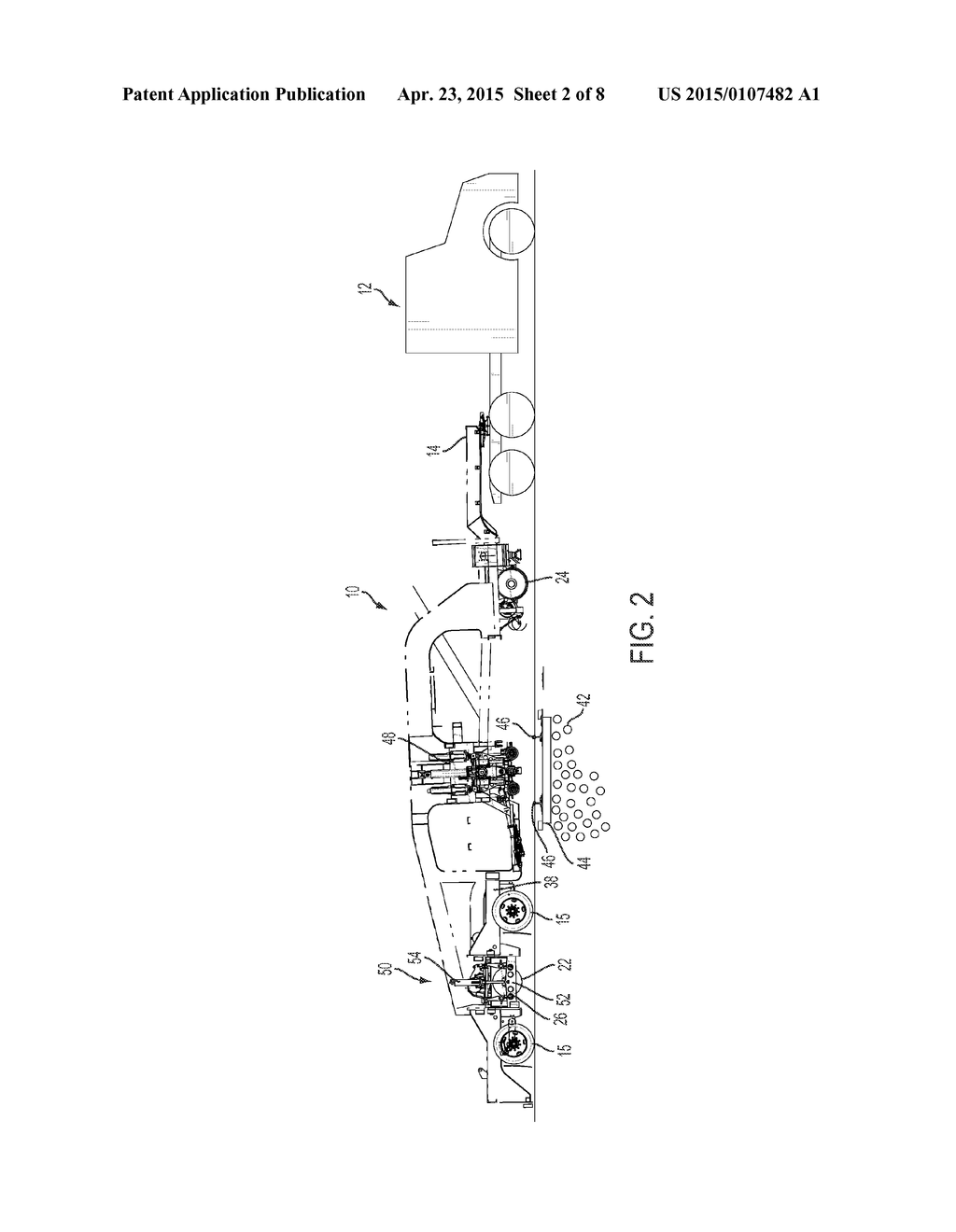 PIVOT AXLE ASSEMBLY FOR ROADWORTHY RAILROAD BALLAST TAMPER APPARATUS - diagram, schematic, and image 03