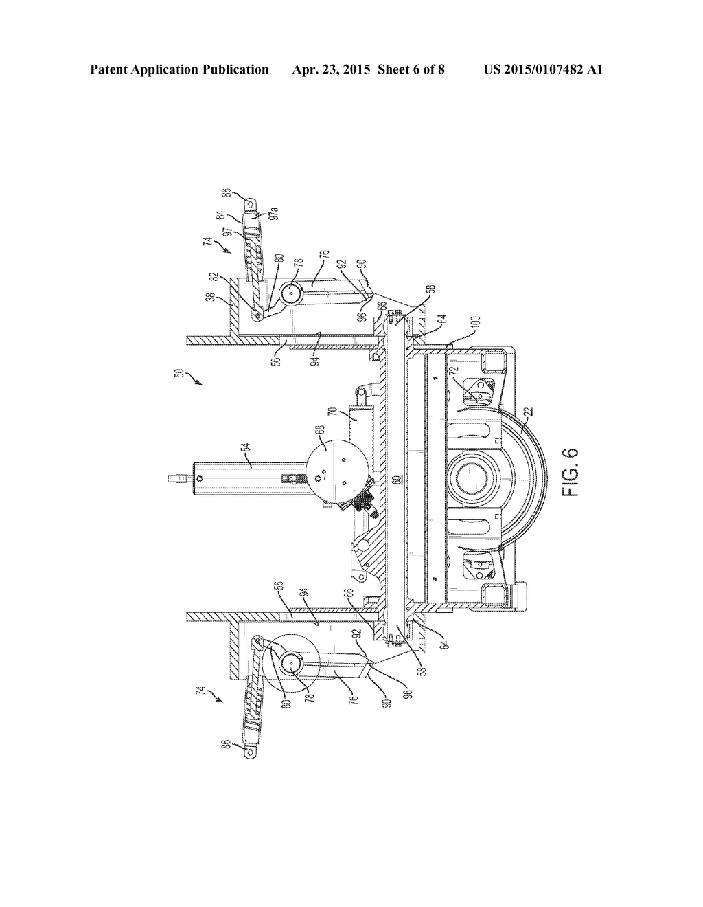 PIVOT AXLE ASSEMBLY FOR ROADWORTHY RAILROAD BALLAST TAMPER APPARATUS - diagram, schematic, and image 07