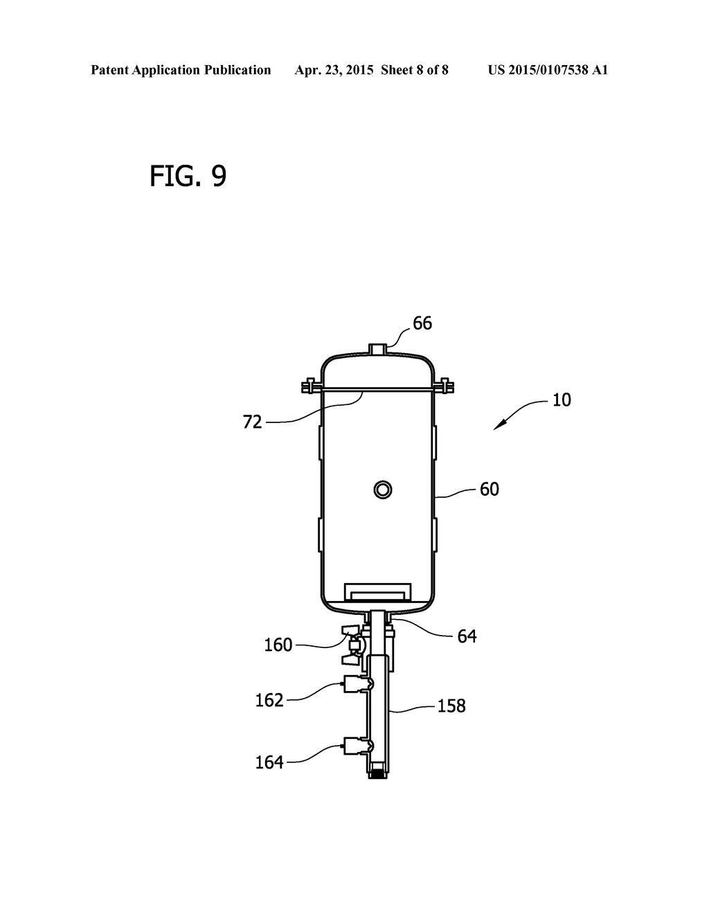 Alcohol Reforming System for Internal Combustion Engine - diagram, schematic, and image 09