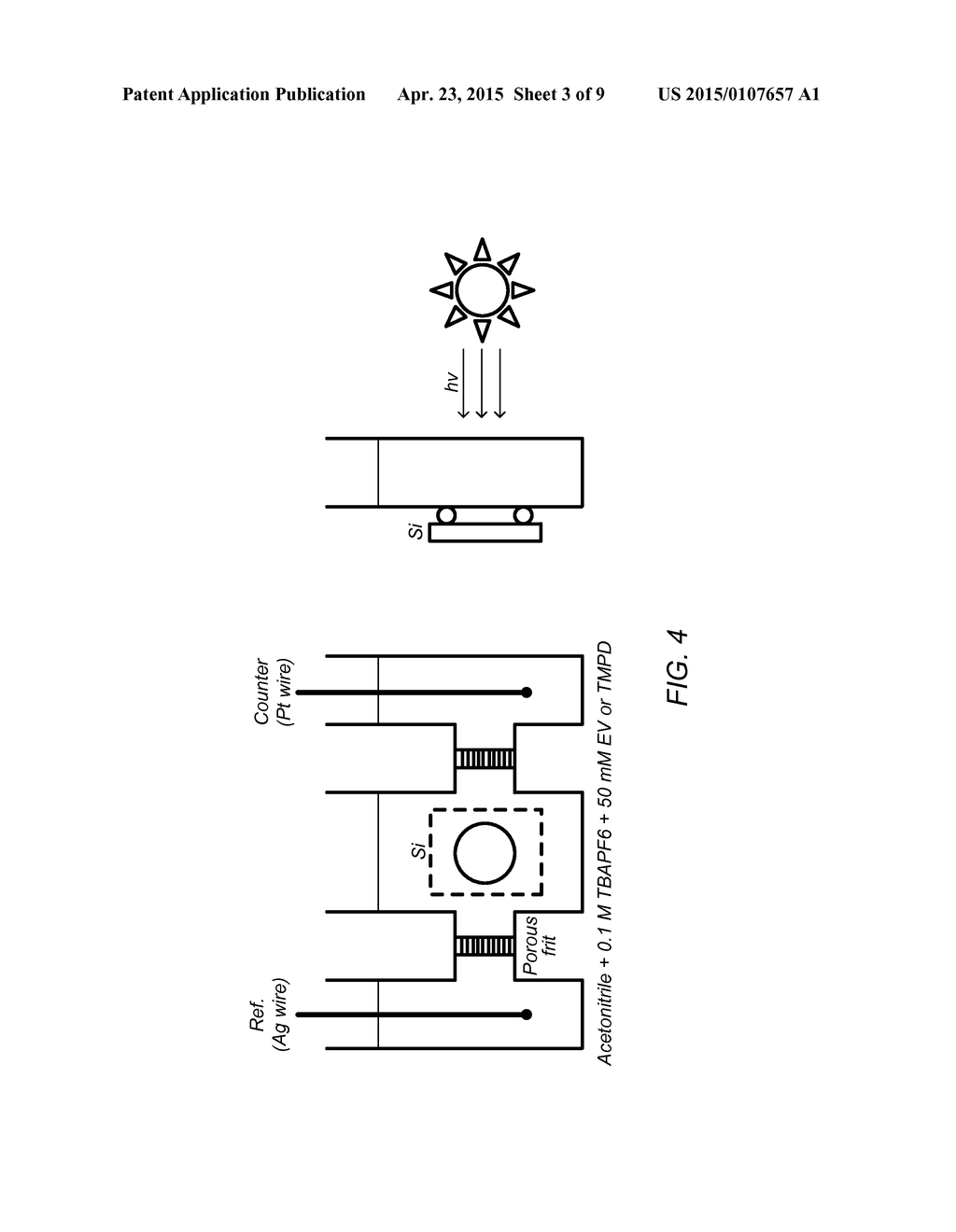 PRODUCTION OF THIN FILM SOLAR GRADE SILICON ON METALS BY ELECTRODEPOSITION     FROM SILICON DIOXIDE IN A MOLTEN SALT - diagram, schematic, and image 04