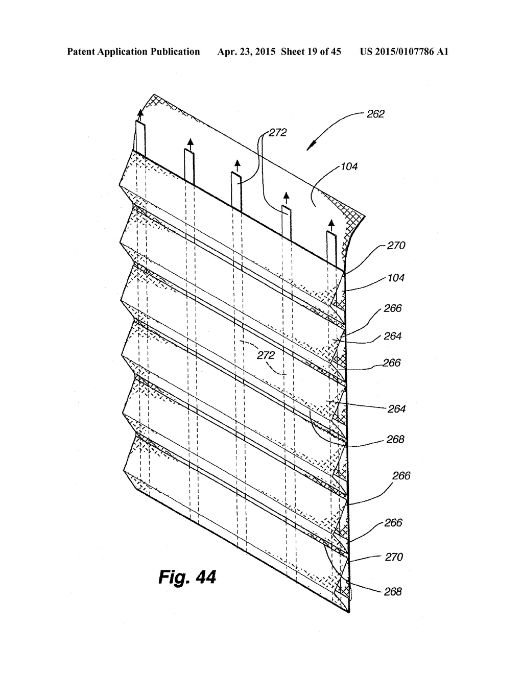 RETRACTABLE SHADE WITH COLLAPSIBLE VANES - diagram, schematic, and image 20