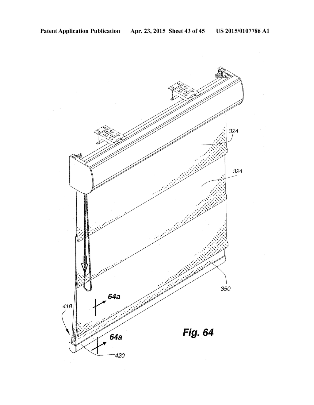 RETRACTABLE SHADE WITH COLLAPSIBLE VANES - diagram, schematic, and image 44