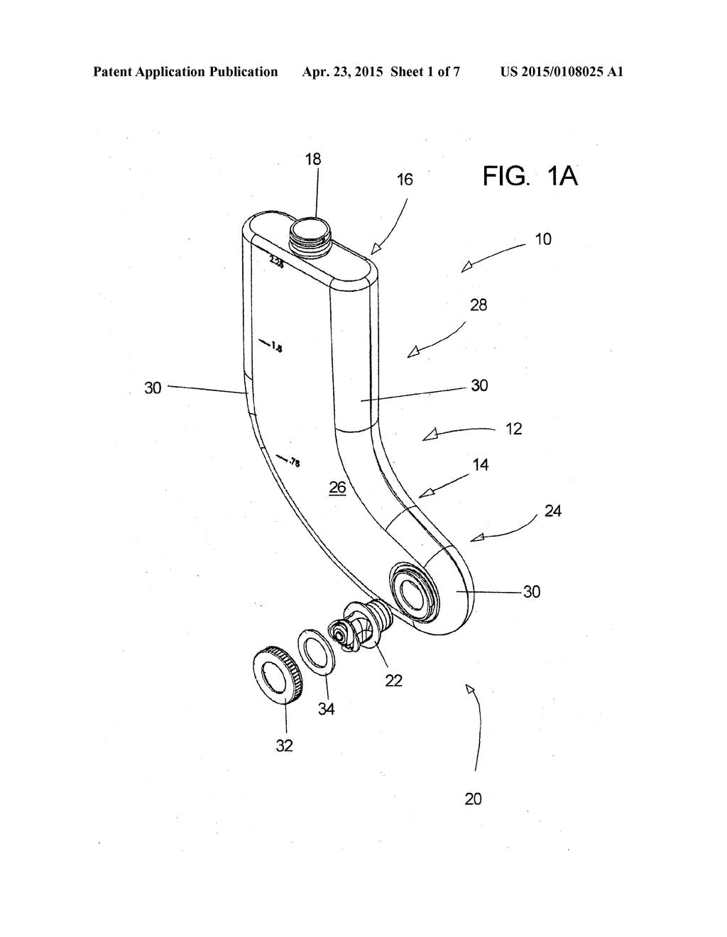 Beverage Dispensing Container - diagram, schematic, and image 02