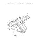 DEVICE FOR ACTUATING THE CONTACTS OF A CIRCUIT BREAKER, COMPRISING A     TORSION ROD diagram and image