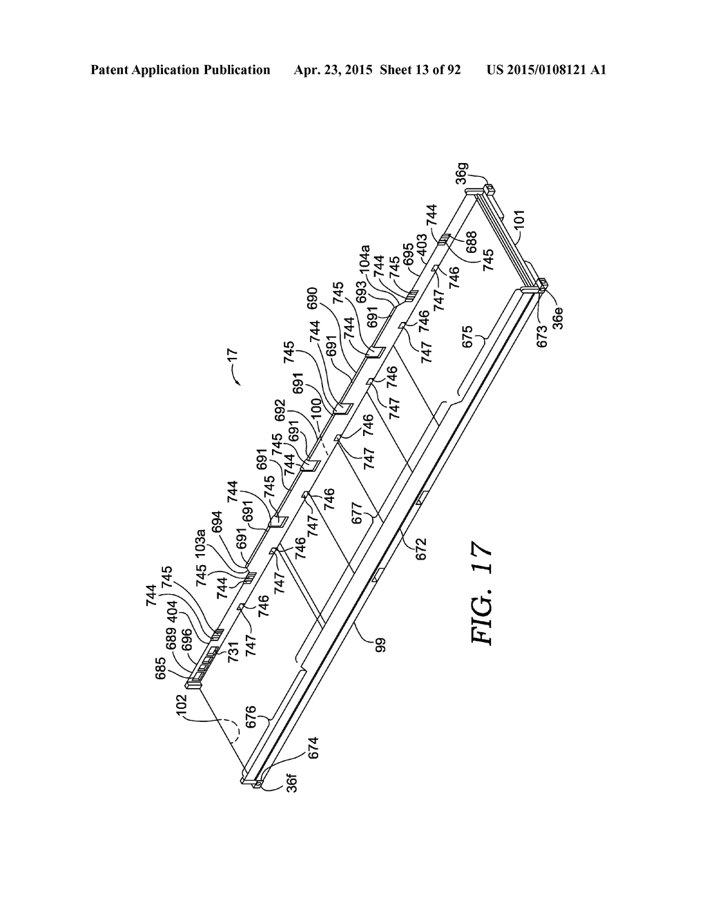 LOWER FRAME ASSEMBLY FOR A COLLAPSIBLE CONTAINER - diagram, schematic, and image 14