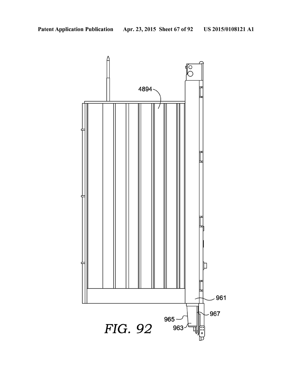 LOWER FRAME ASSEMBLY FOR A COLLAPSIBLE CONTAINER - diagram, schematic, and image 68