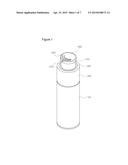 CAP-INTEGRATED PUMPING TYPE COSMETIC CONTAINER diagram and image