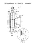 FLUID FLOW DEVICE THAT PROVIDES AN IMPROVED SEAL BY EXPLOITING     DIFFERENTIAL THERMAL EXPANSION diagram and image