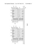 MICROELECTRONIC PACKAGES CONTAINING STACKED MICROELECTRONIC DEVICES AND     METHODS FOR THE FABRICATION THEREOF diagram and image