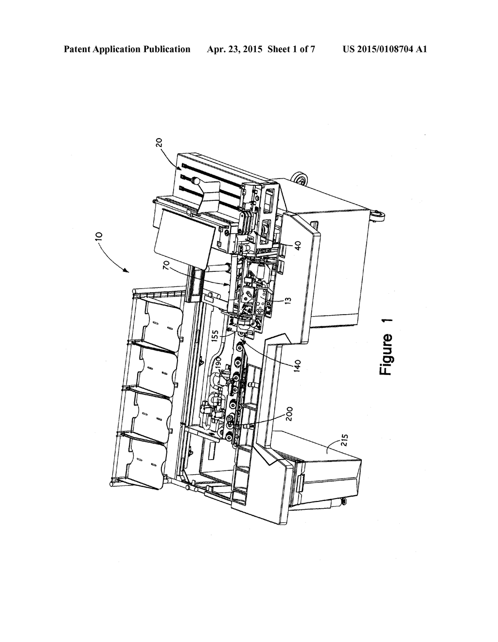 METHOD AND APPARATUS FOR PROCESSING ENVELOPES CONTAINING CONTENTS - diagram, schematic, and image 02