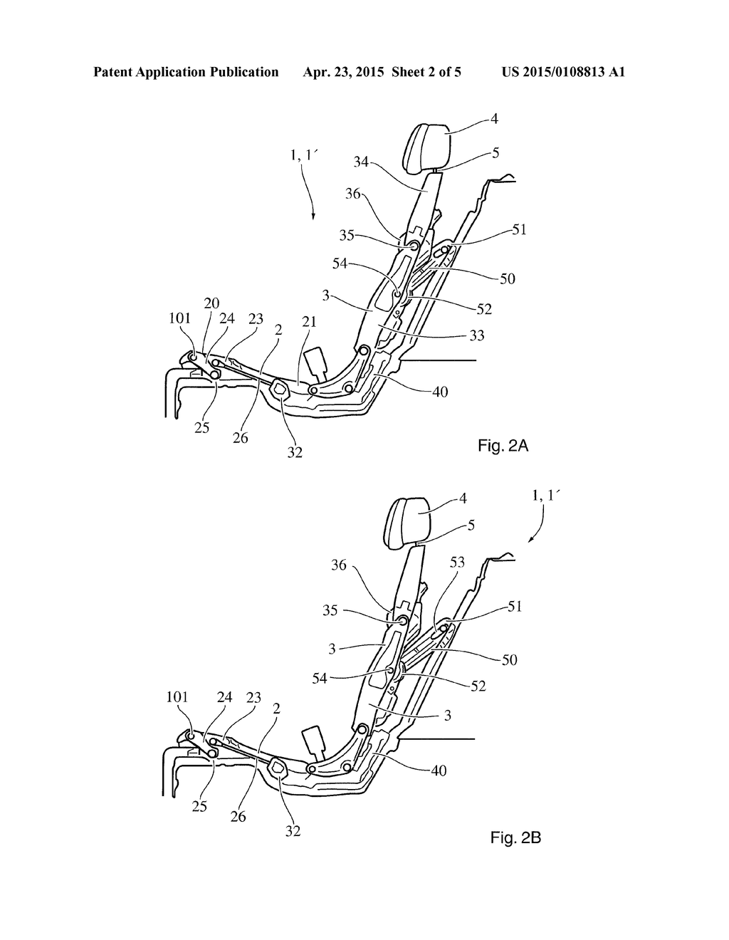 SEAT INCLINATION ADJUSTMENT MECHANISM, VEHICLE SEAT, AND METHOD FOR     MOUNTING SAID VEHICLE SEAT - diagram, schematic, and image 03