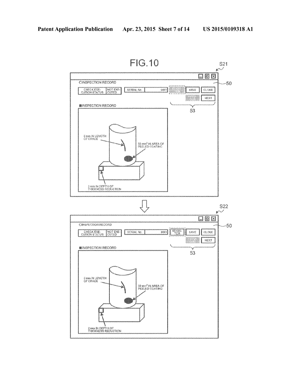 INSPECTION RECORD APPARATUS AND INSPECTION RECORD METHOD - diagram, schematic, and image 08