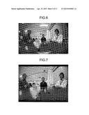 VIDEO-CONFERENCE TERMINAL DEVICE, VIDEO-CONFERENCE SYSTEM, IMAGE     DISTORTION CORRECTION METHOD, AND IMAGE DISTORTION CORRECTION PROCESSING     PROGRAM PRODUCT diagram and image