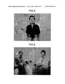 VIDEO-CONFERENCE TERMINAL DEVICE, VIDEO-CONFERENCE SYSTEM, IMAGE     DISTORTION CORRECTION METHOD, AND IMAGE DISTORTION CORRECTION PROCESSING     PROGRAM PRODUCT diagram and image