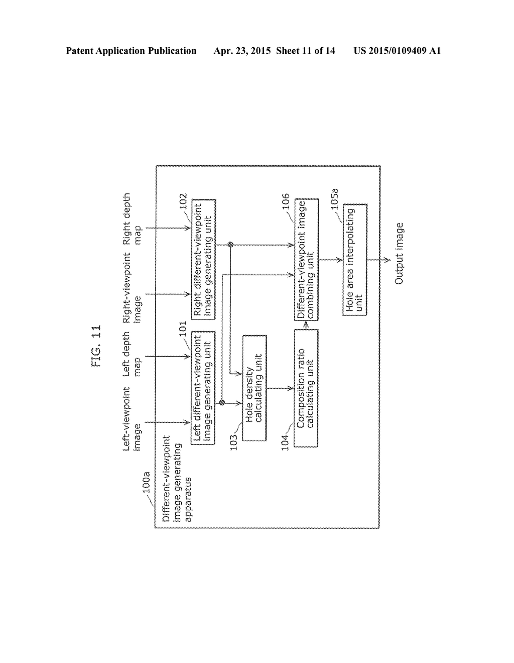 DIFFERENT-VIEW IMAGE GENERATING APPARATUS AND DIFFERENT-VIEW IMAGE     GENERATING METHOD - diagram, schematic, and image 12