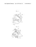 DESKTOP THREE-DIMENSIONAL SCANNER FOR DENTAL USE PROVIDED WITH TWO-AXIS     MOTION UNIT IN WHICH CAMERA AND PROJECTOR ARE COUPLED TO UNIT FOR     CHANGING HORIZONTAL AXIS OF ROTATION OF STAGE diagram and image