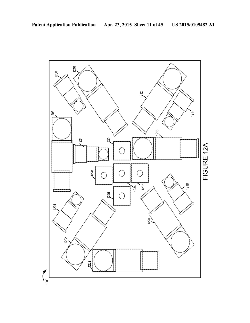 METHODS AND APPARATUS FOR CAPTURING IMAGES USING OPTICAL CHAINS AND/OR FOR     USING CAPTURED IMAGES - diagram, schematic, and image 12