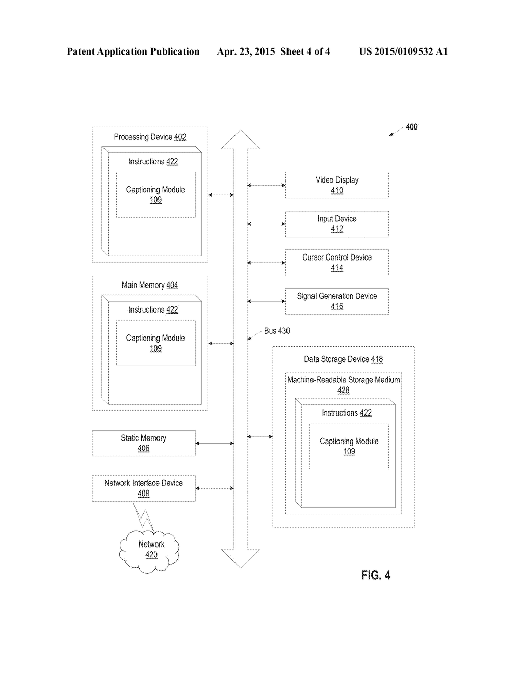 CUSTOMIZING MOBILE MEDIA CAPTIONING BASED ON MOBILE MEDIA RENDERING - diagram, schematic, and image 05