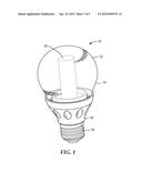 SOLID STATE LIGHT WITH ENCLOSED LIGHT GUIDE AND INTEGRATED THERMAL GUIDE diagram and image