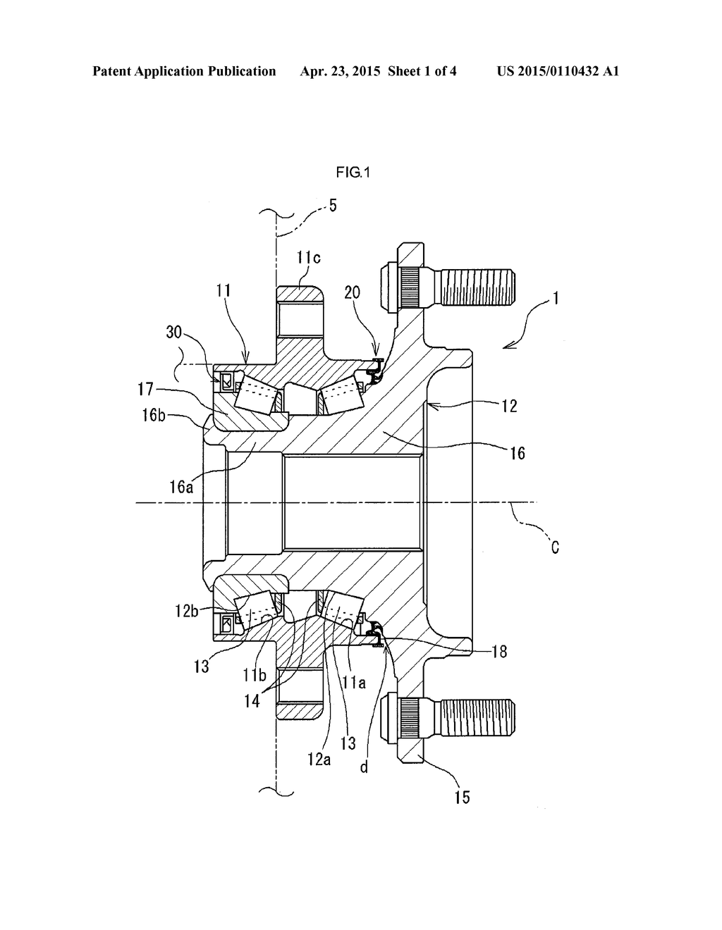 WHEEL BEARING DEVICE - diagram, schematic, and image 02