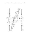 OPTICAL CONNECTION WITH SPLICING CONNECTORS AND ADAPTER diagram and image