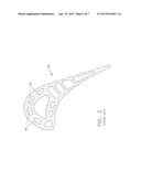 AIRFOIL COOLING CIRCUIT AND CORRESPONDING AIRFOIL diagram and image