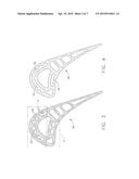 AIRFOIL COOLING CIRCUIT AND CORRESPONDING AIRFOIL diagram and image