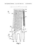 TURBINE BUCKET HAVING SERPENTINE CORE diagram and image