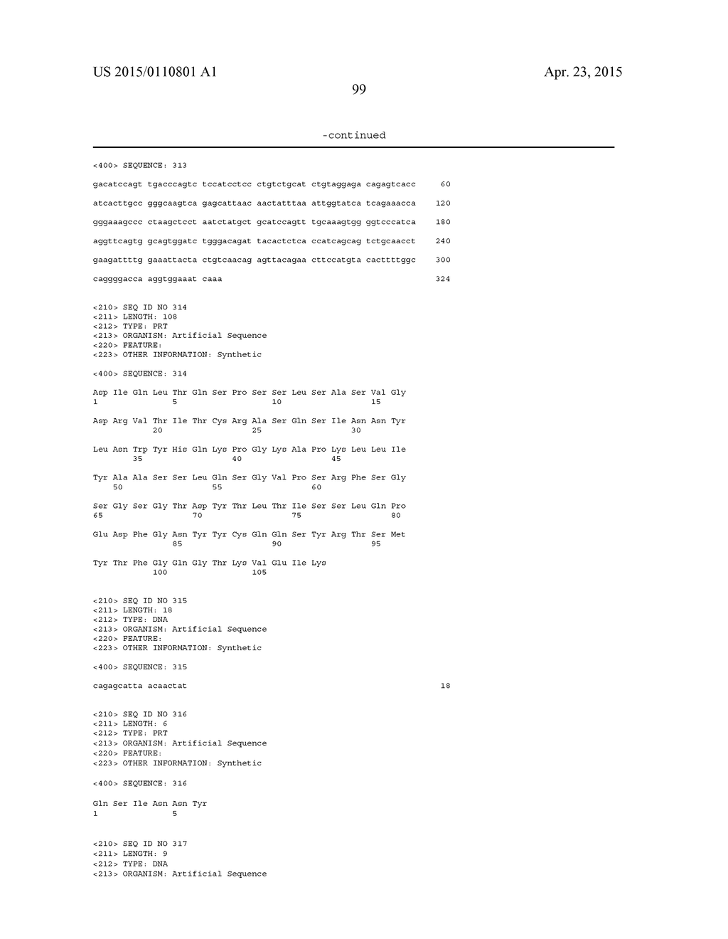 HUMAN ANTIBODIES TO GFR ALPHA 3 AND METHODS OF USE THEREOF - diagram, schematic, and image 109