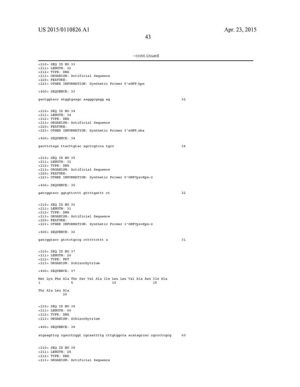 Production of Heterologous Polypeptides in Microalgae, Microalgal     Extracellular Bodies, Compositions, and Methods of Making and Uses     Thereof - diagram, schematic, and image 76