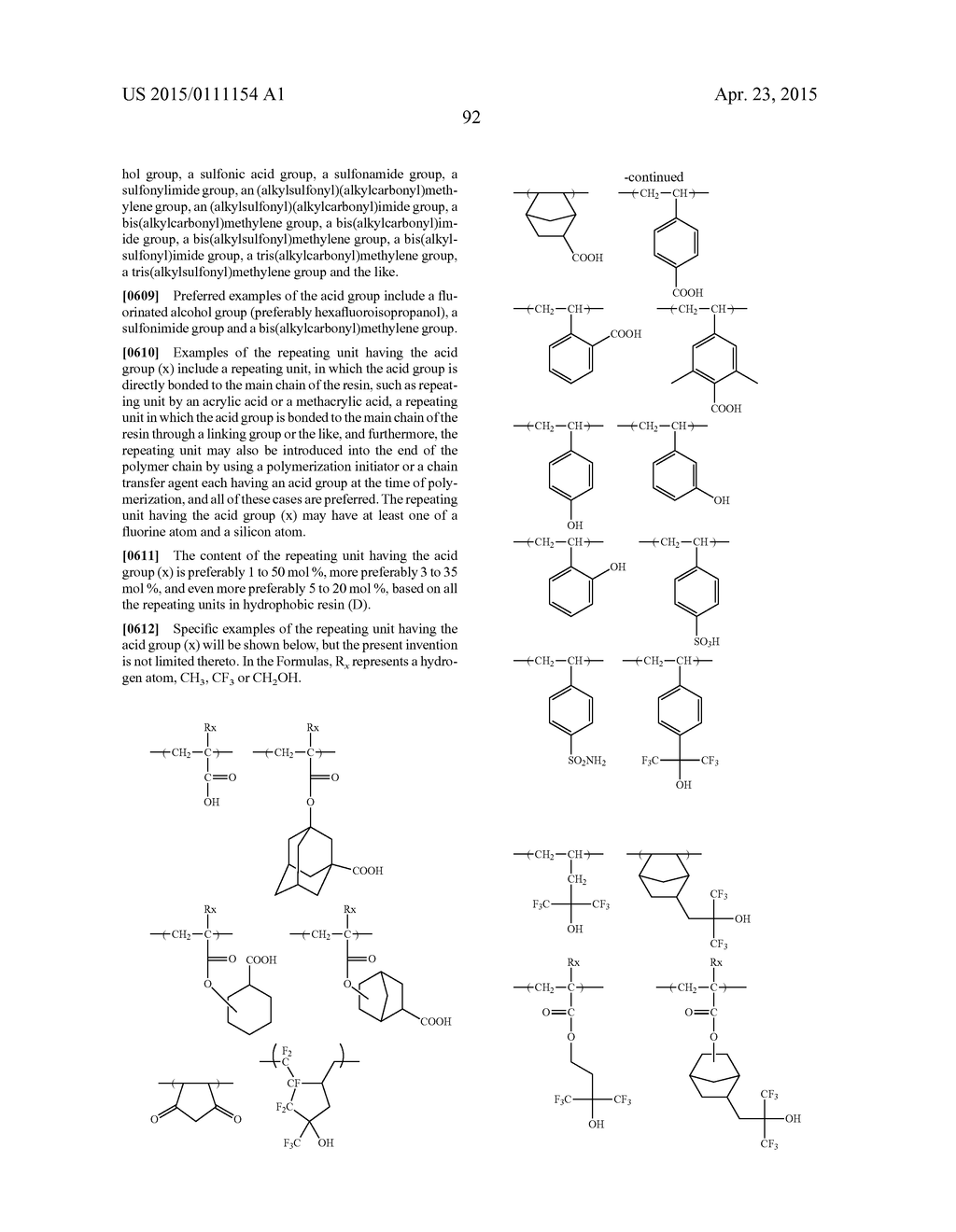 PATTERN FORMING METHOD, ACTINIC RAY-SENSITIVE OR RADIATION-SENSITIVE RESIN     COMPOSITION, RESIST FILM, METHOD OF MANUFACTURING ELECTRONIC DEVICE, AND     ELECTRONIC DEVICE - diagram, schematic, and image 93