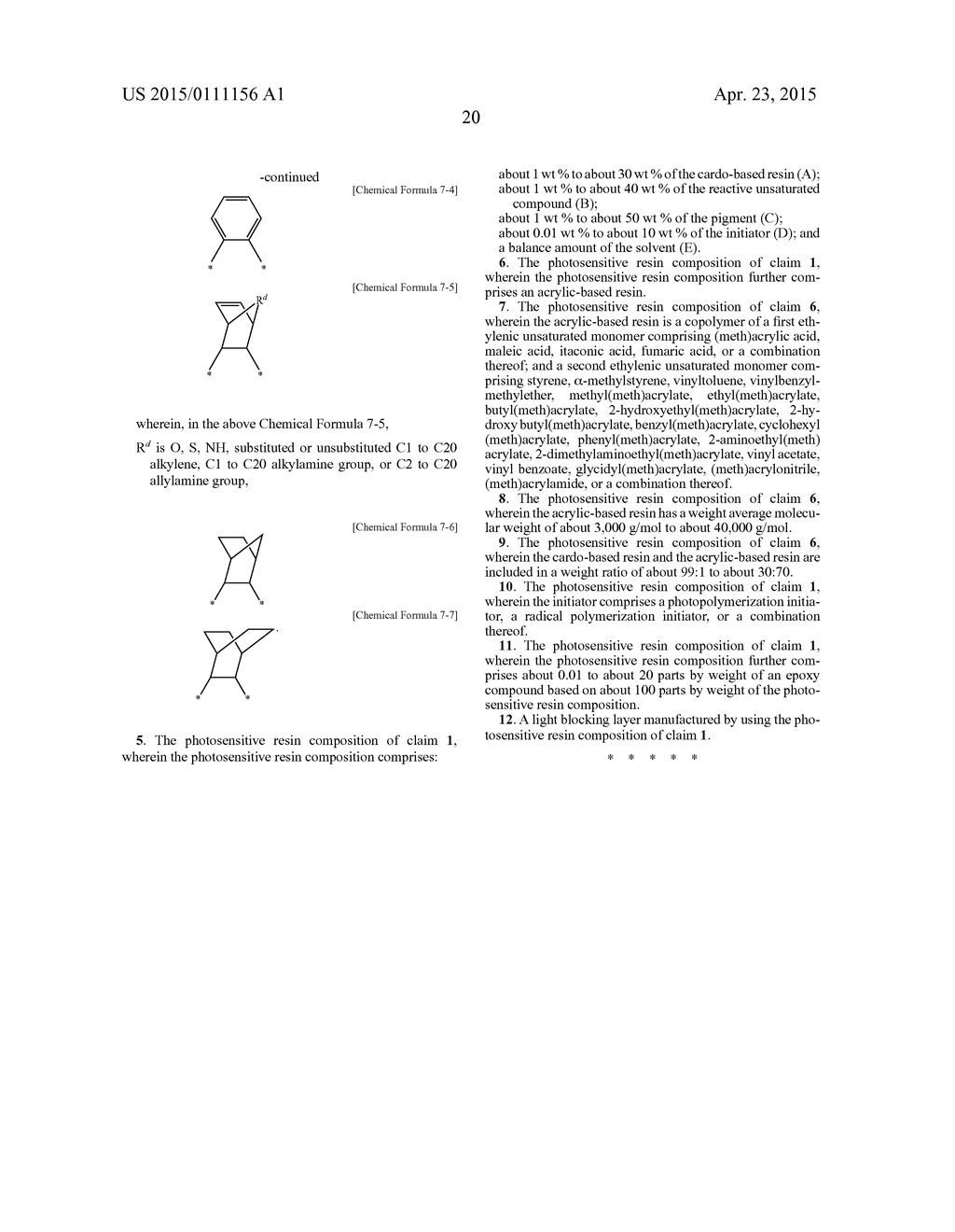 Photosensitive Resin Composition and Light Blocking Layer Using the Same - diagram, schematic, and image 21