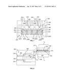 ELECTRICAL DEVICE HAVING A CIRCUIT BOARD AND A DIFFERENTIAL PAIR OF SIGNAL     CONDUCTORS TERMINATED THERETO diagram and image