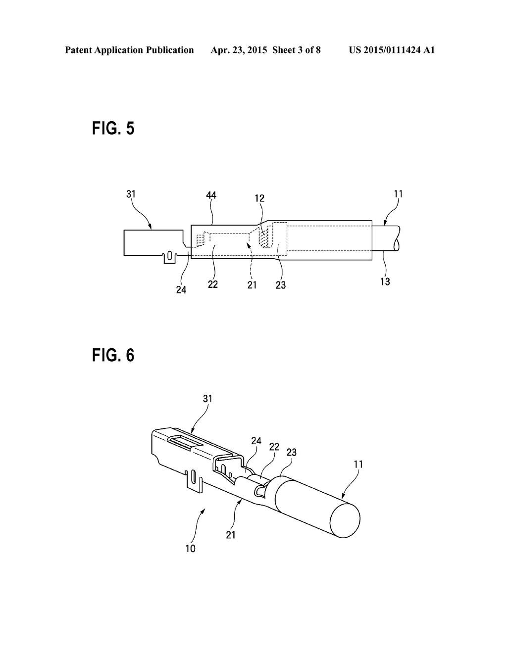 COATED ELECTRIC WIRE ATTACHED CONNECTOR TERMINAL - diagram, schematic, and image 04